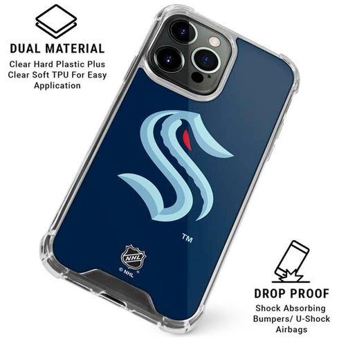 NHL Seattle Kraken iPhone 16 Pro Clear Case